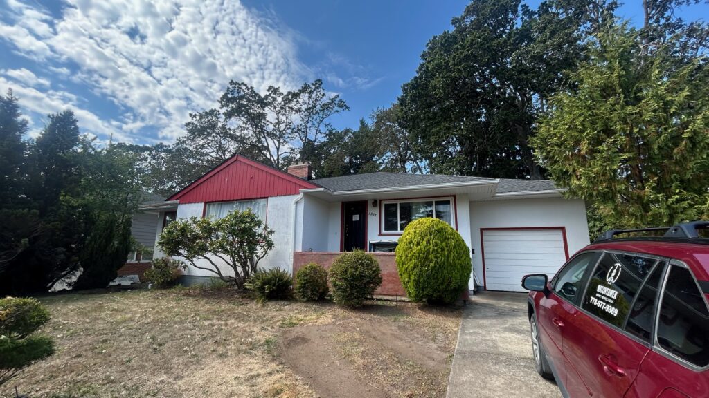 1958 mid-century home in Victoria BC inspected by Watchtower Home Inspections, showing original materials and updated systems.