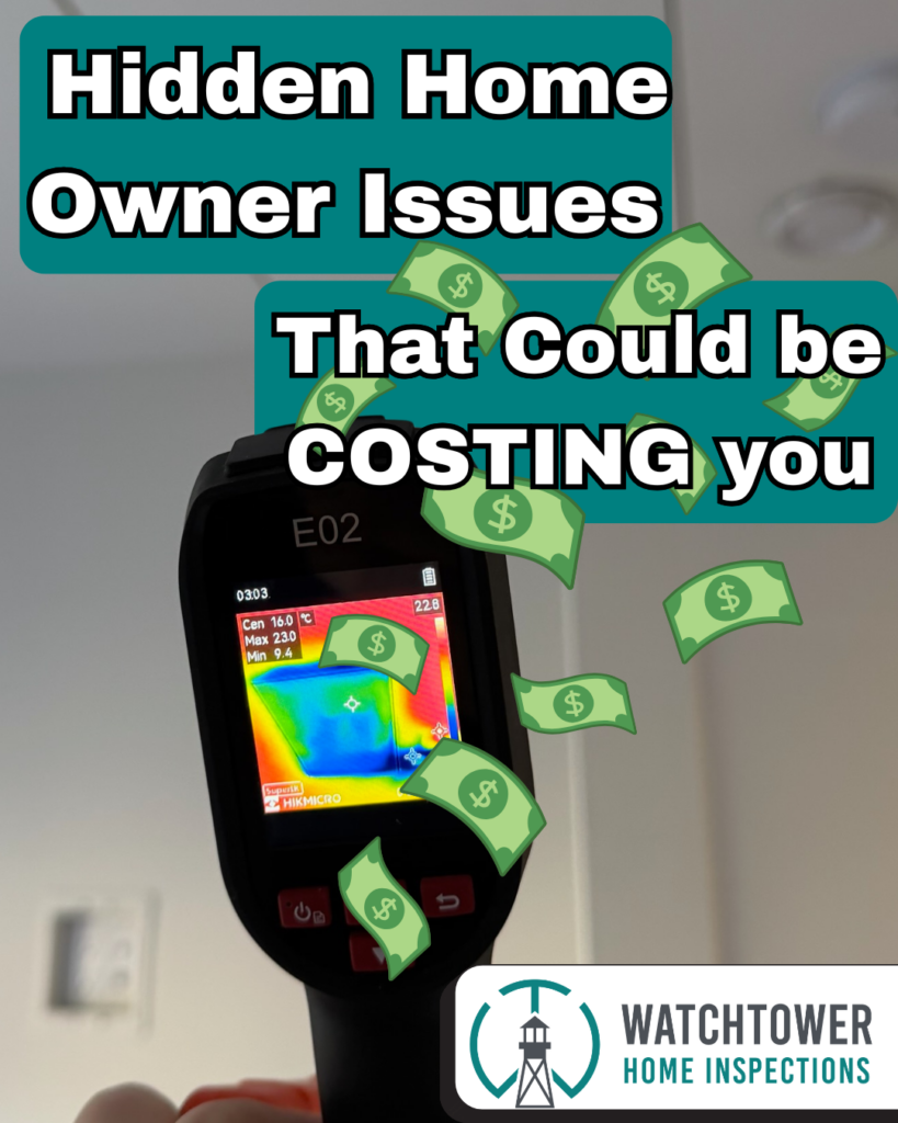 Thermal imaging camera showing cold spots in attic insulation, indicating voids and missing insulation areas in Victoria