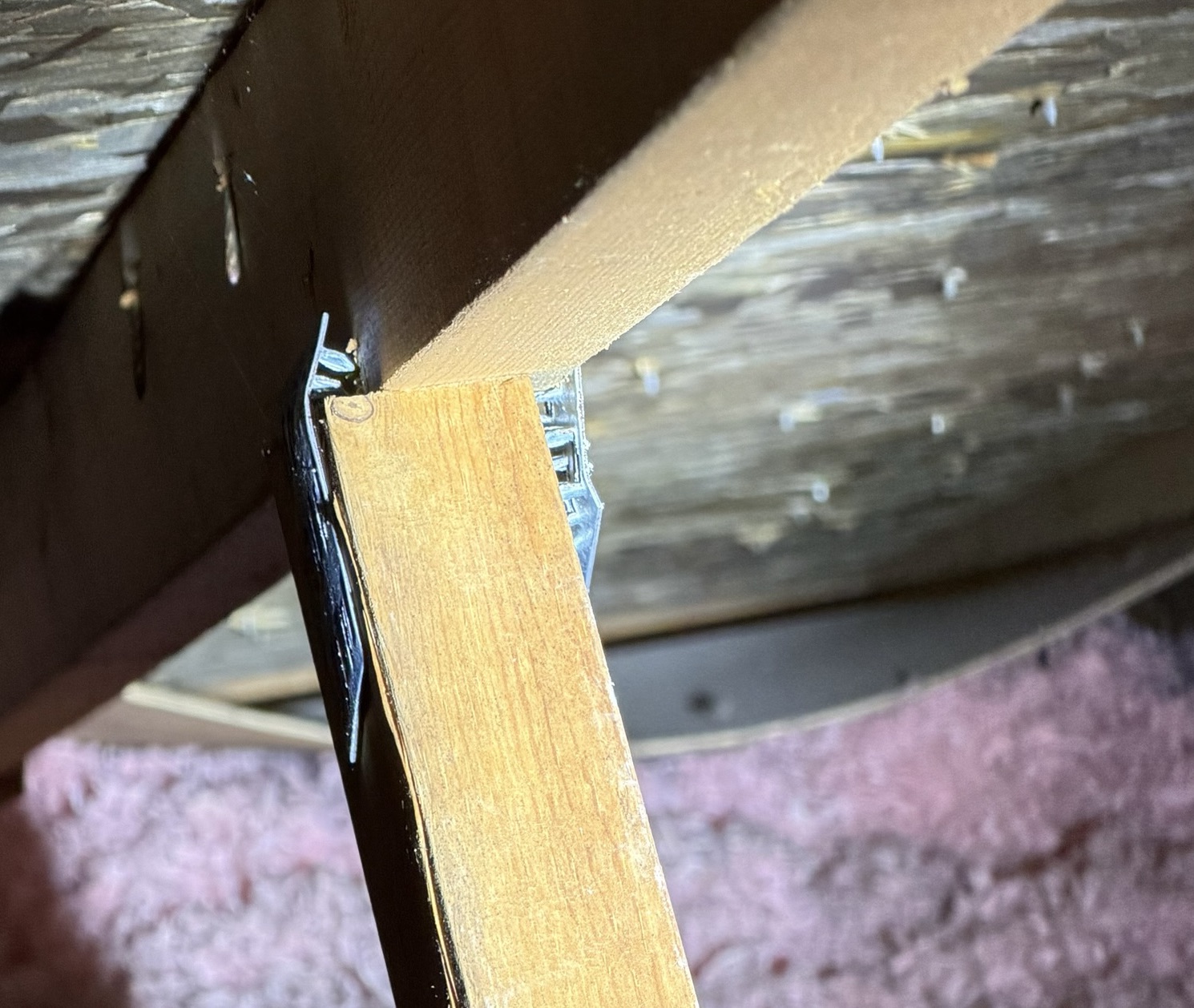 Truss moved due to excess storage